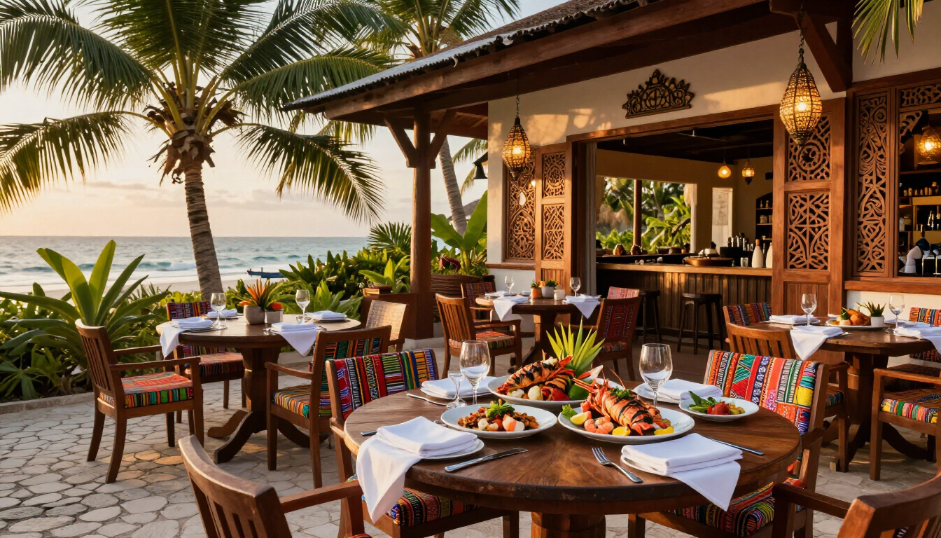 Restaurants near Jacaranda Road Watamu with seafood and coastal dining