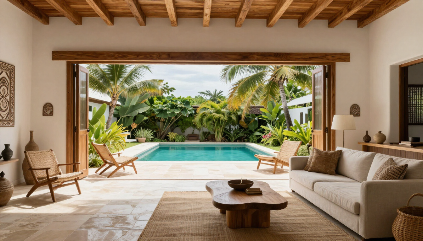 Indoor-outdoor living at a luxury Watamu coastal residence