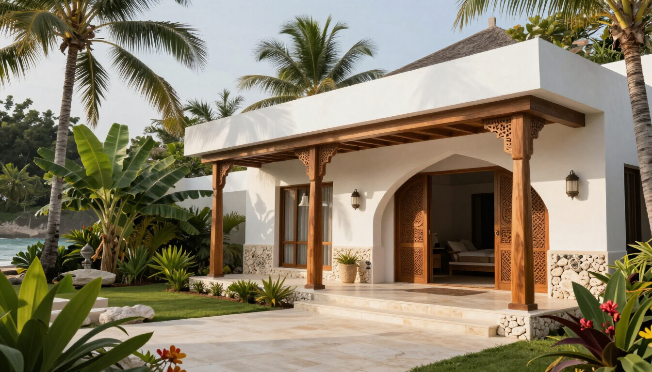 Sustainable coastal living in Watamu at a modern Swahili-inspired residence