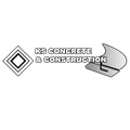 KS Concrete & Construction logo with a diamond icon and gray trowel graphic