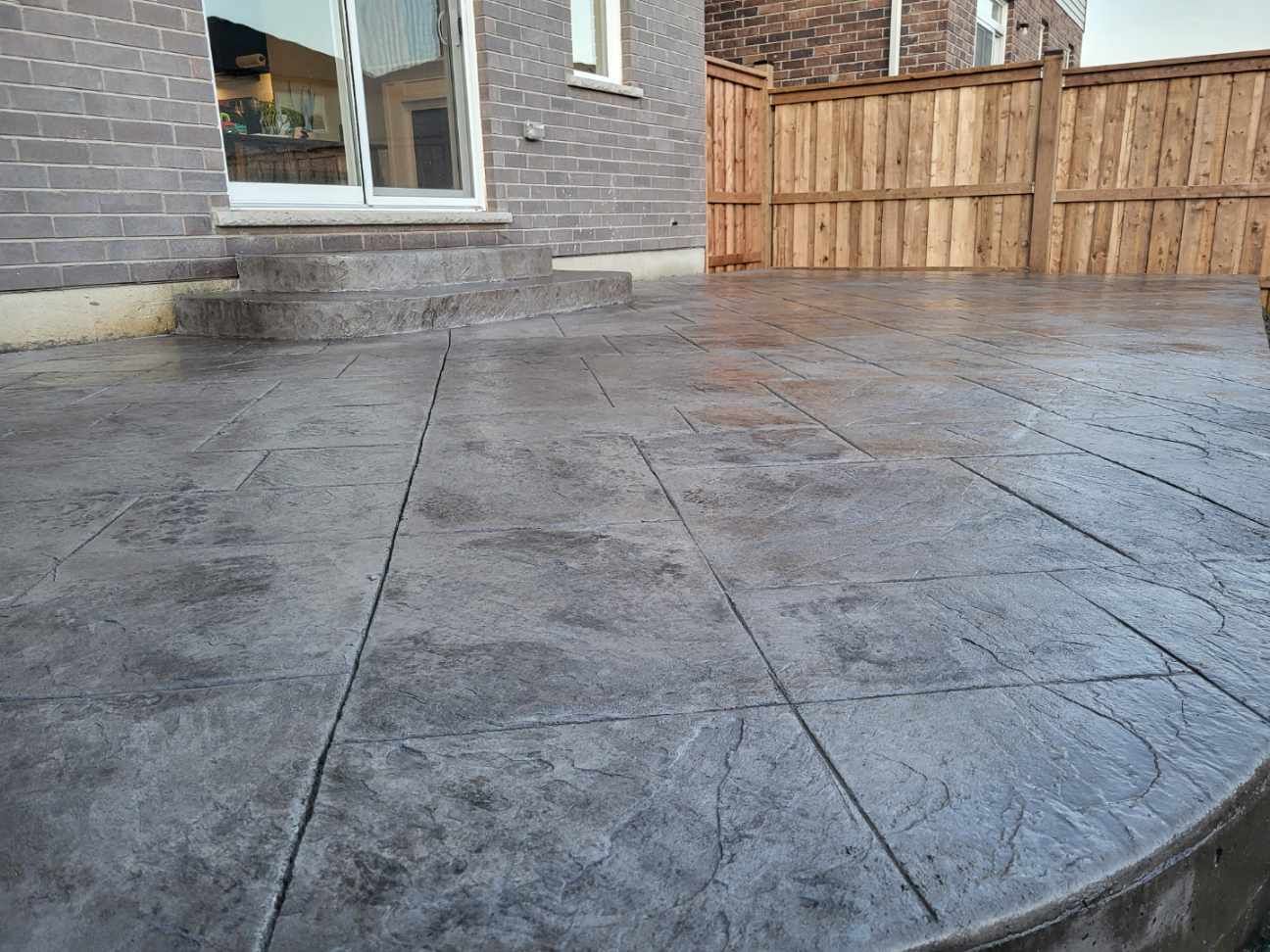 Stamped concrete, patio, driveway, Kitchener, ON