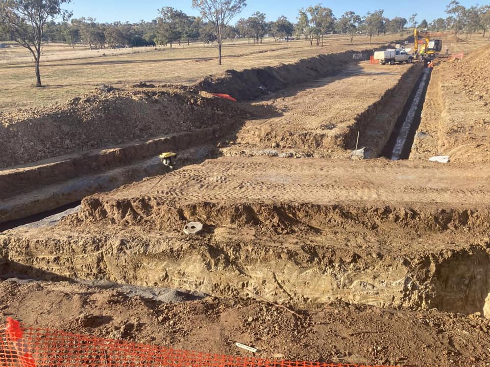 construction trench