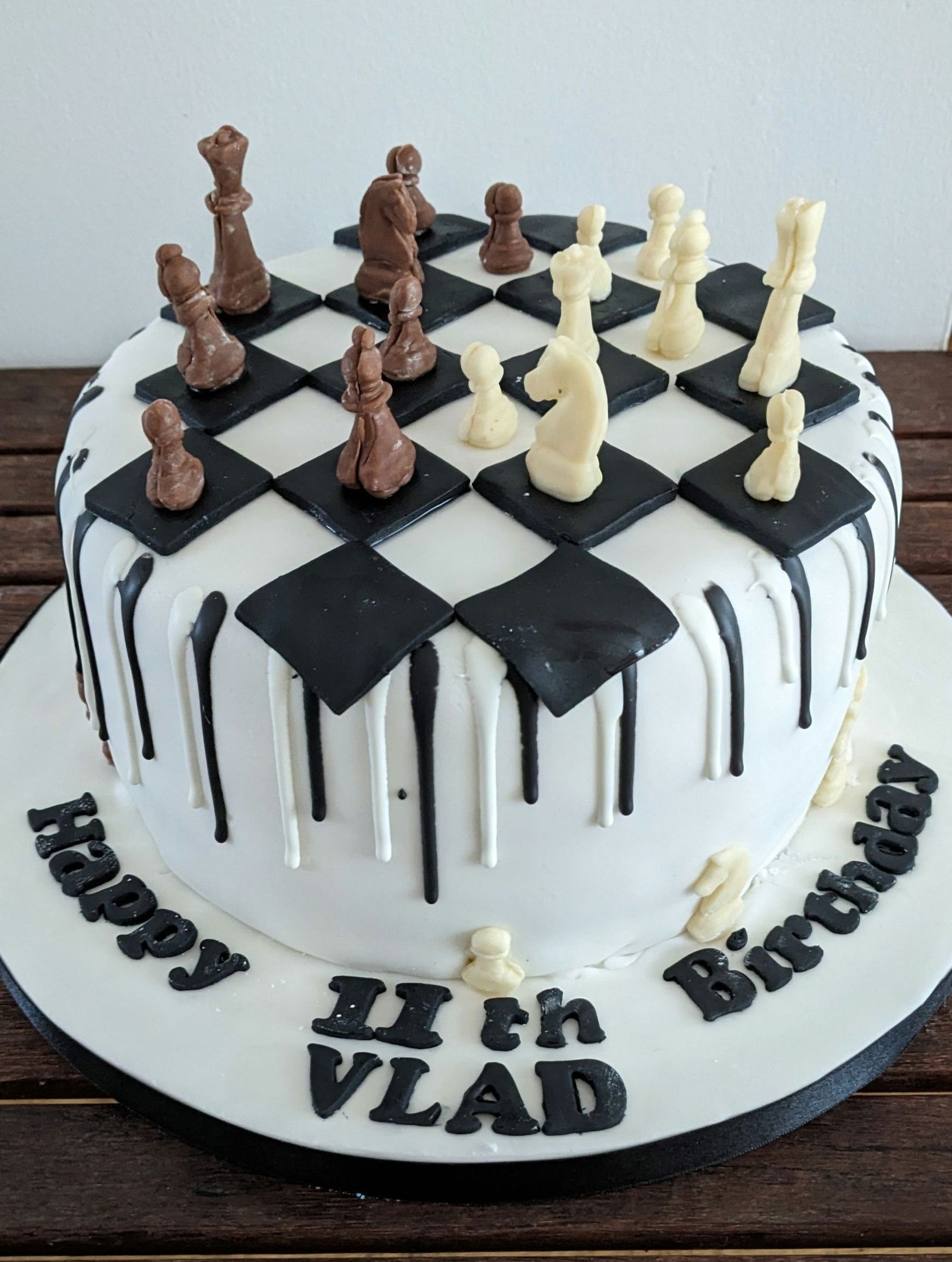 Willow Cakes Ashford mature white birthday cake
