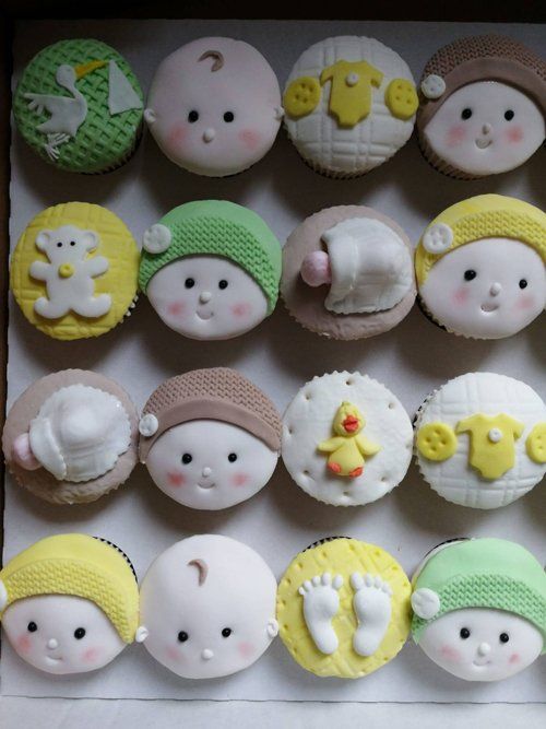 Willow Ashford Cakes - baby shower cupcakes