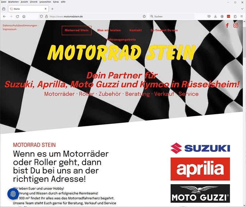 Motorrad Stein Rüsselsheim