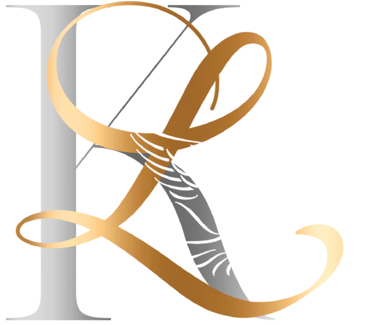 A gold laurel wreath on a white background.