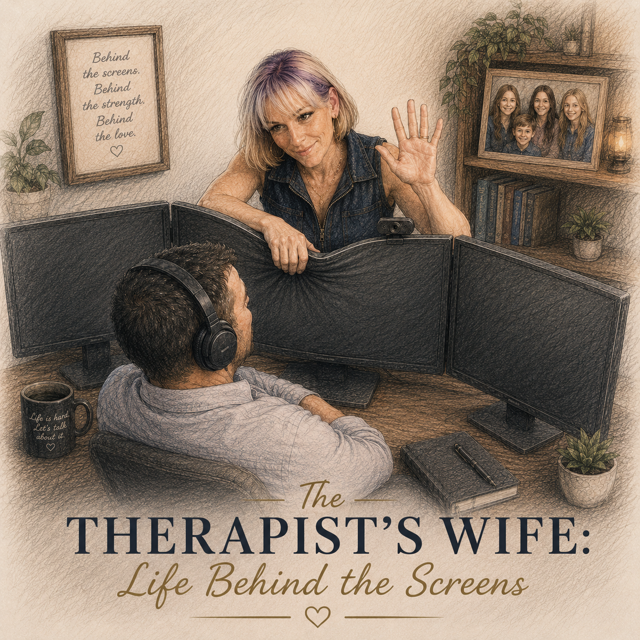 Life Behind the Screens promo art