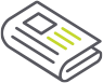 An icon of a newspaper on a white background.