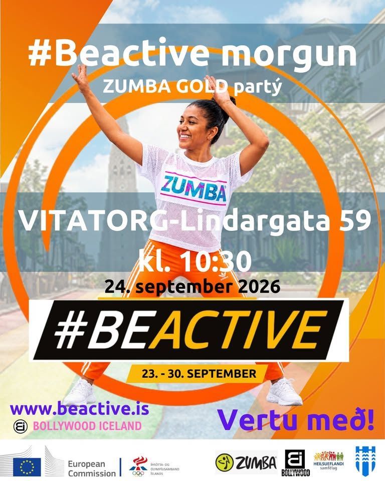 beactive, zumba Gold, Reykjavík, 2026