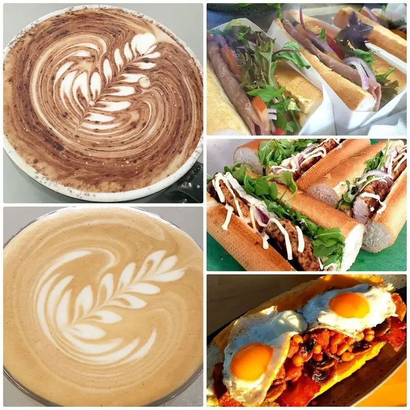 A Collage of Different Types of Food and Drinks — Coffee on High in Wauchope, NSW