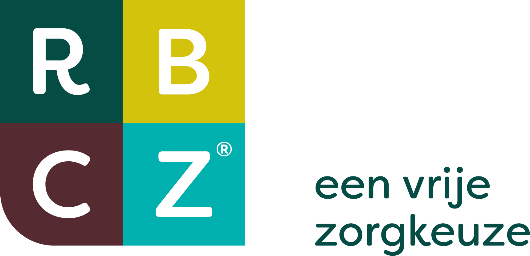 Logo with colored squares and letters RB CZ, text 