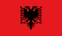 Flagge Albaniens