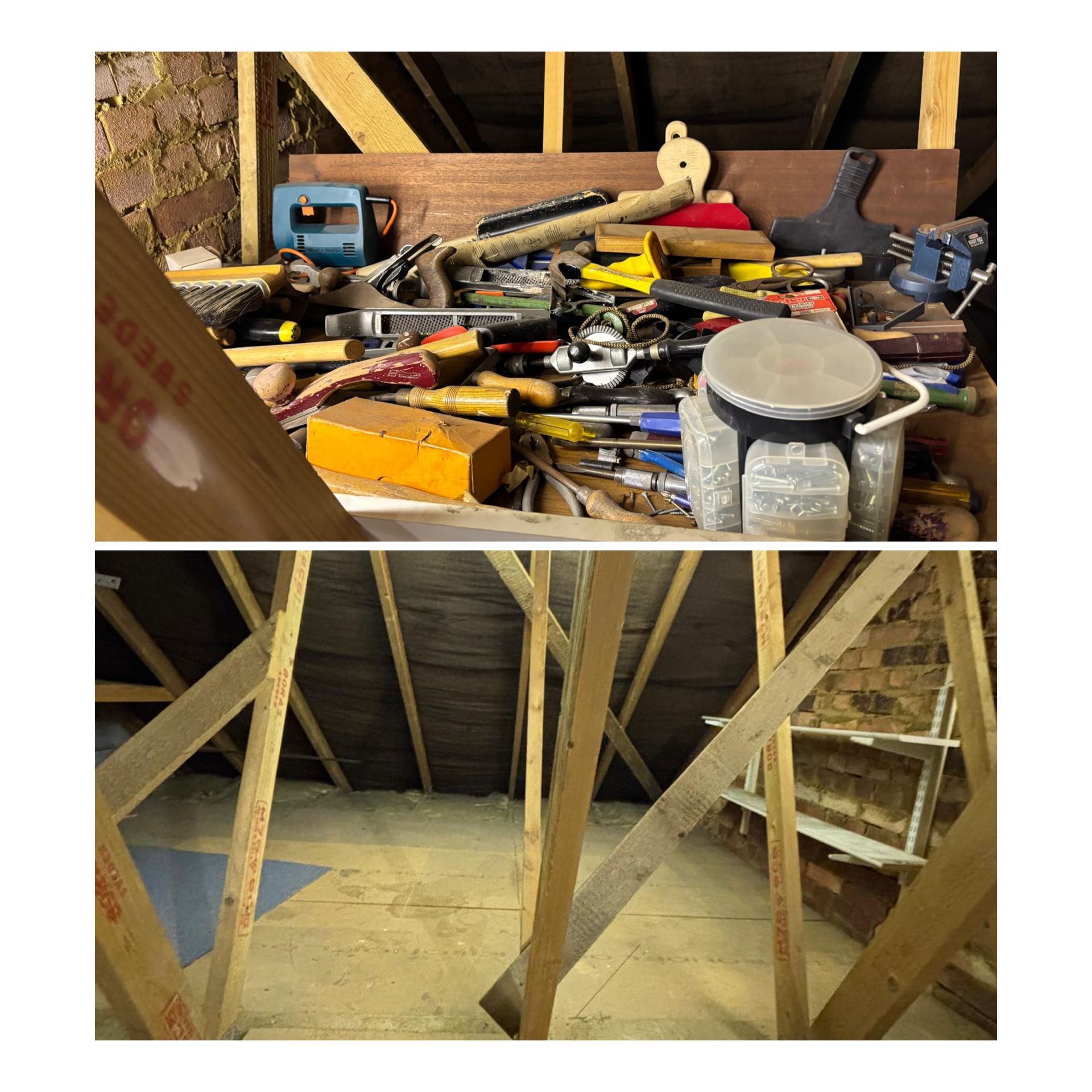 A loft clearance in south London SE1
