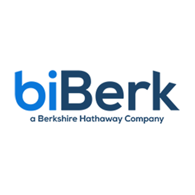 BiBerk logo with blue and dark gray text, “a Berkshire Hathaway Company” tagline