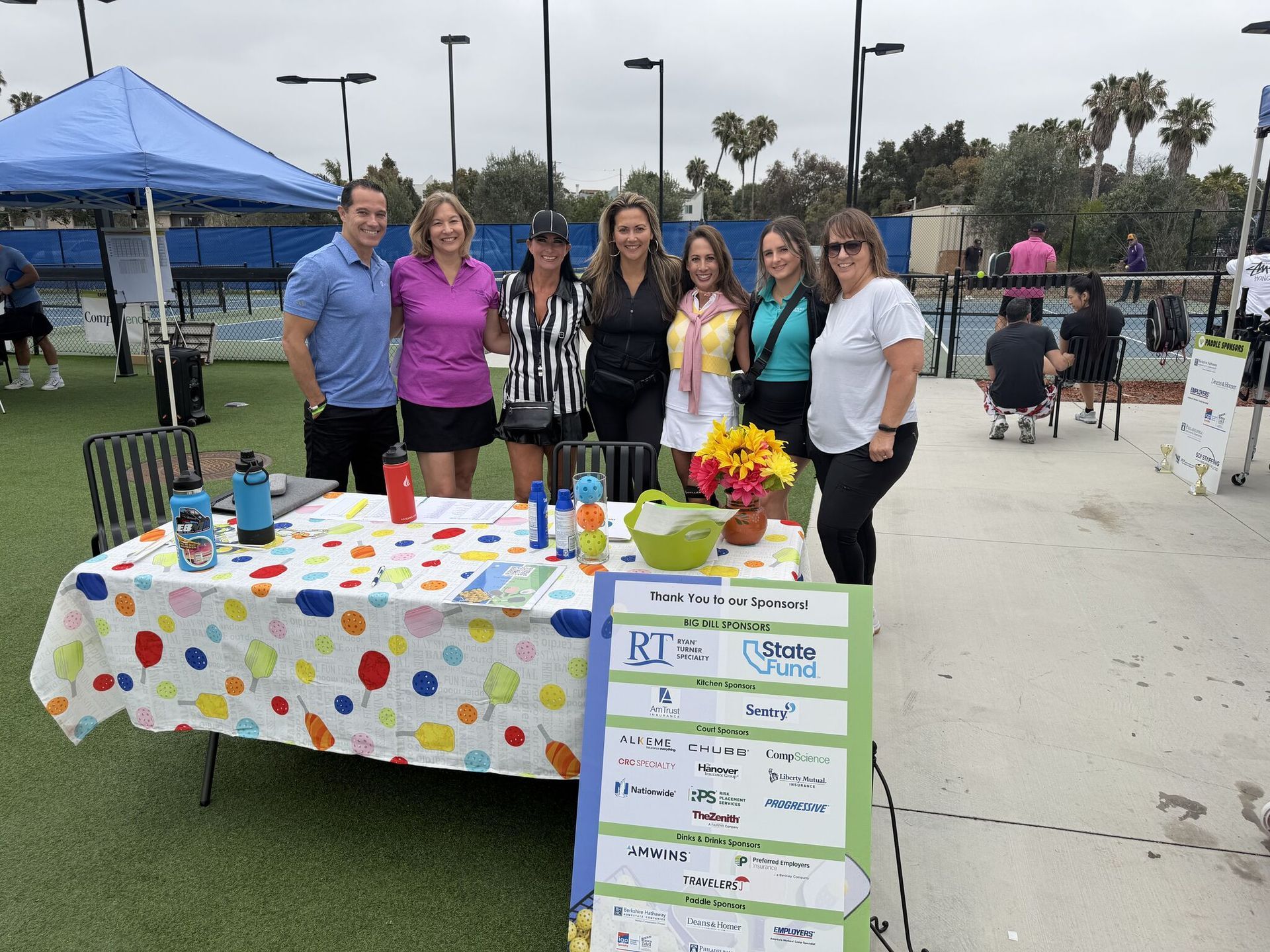 PWI 2026 Pickleball Tournament -welcome table