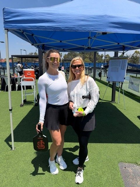 PWI 2026 Pickleball Tournament - two women smiling