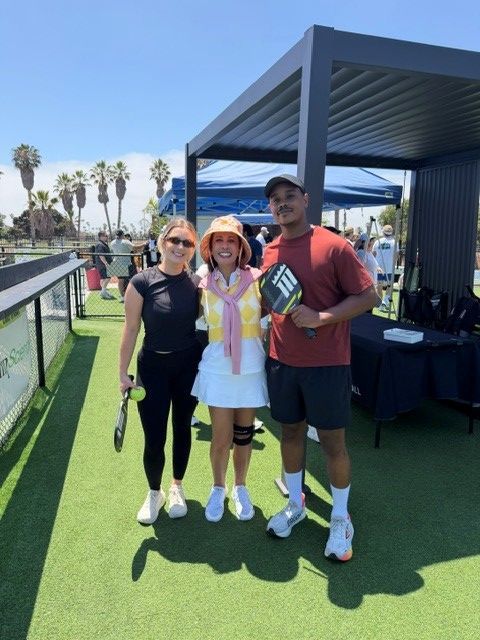 PWI 2026 Pickleball Tournament -two women and a man