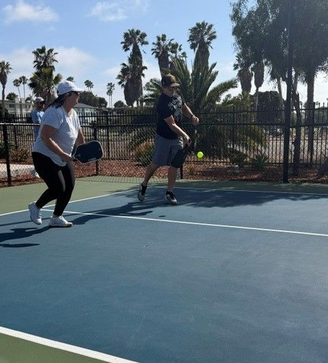 PWI 2026 Pickleball Tournament - playing pickleball