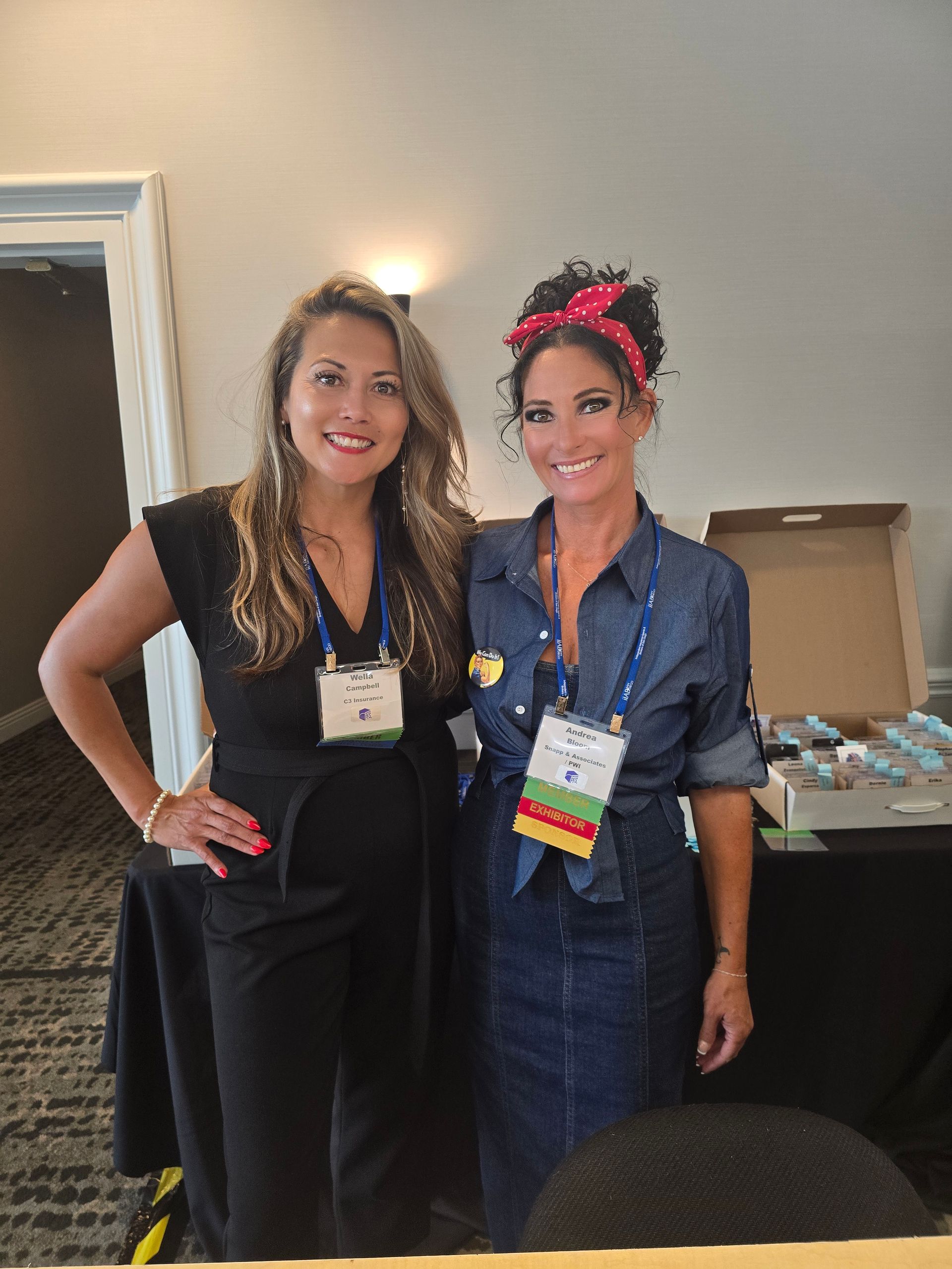 Wella Campbell and Andrea Bloom