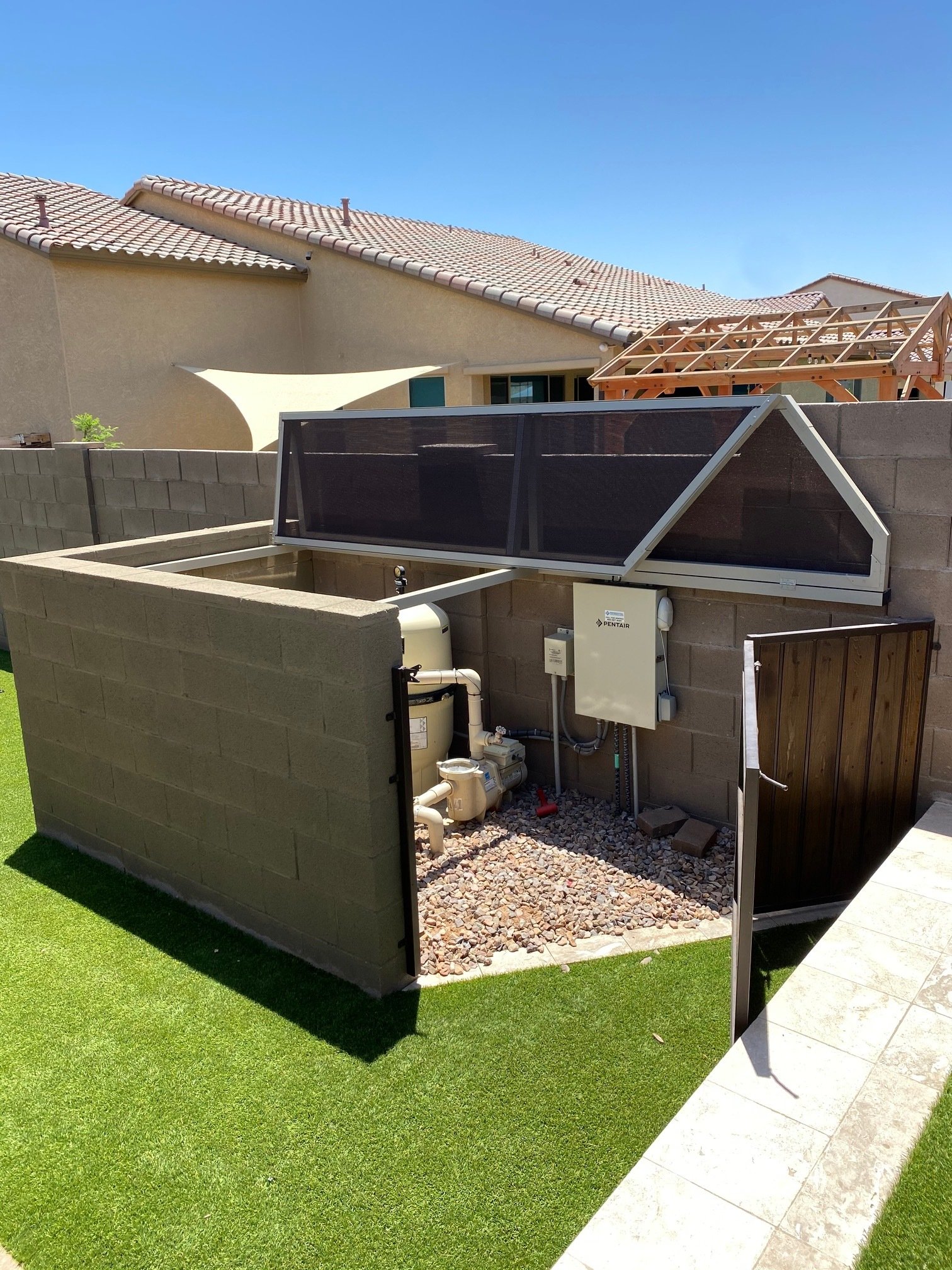 Shades for Pool Equipment Pool Equipment Shades AZ