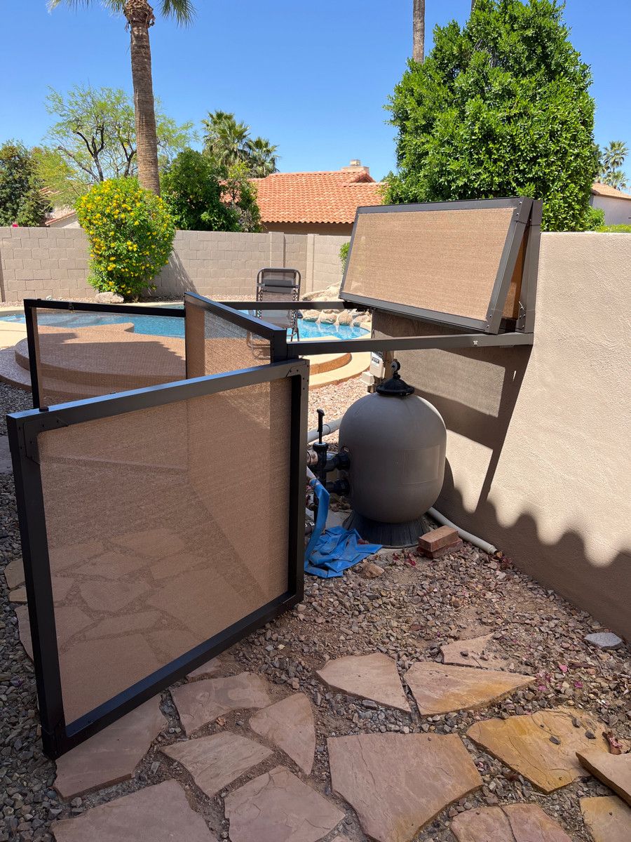 Shades for Pool Equipment Pool Equipment Shades AZ