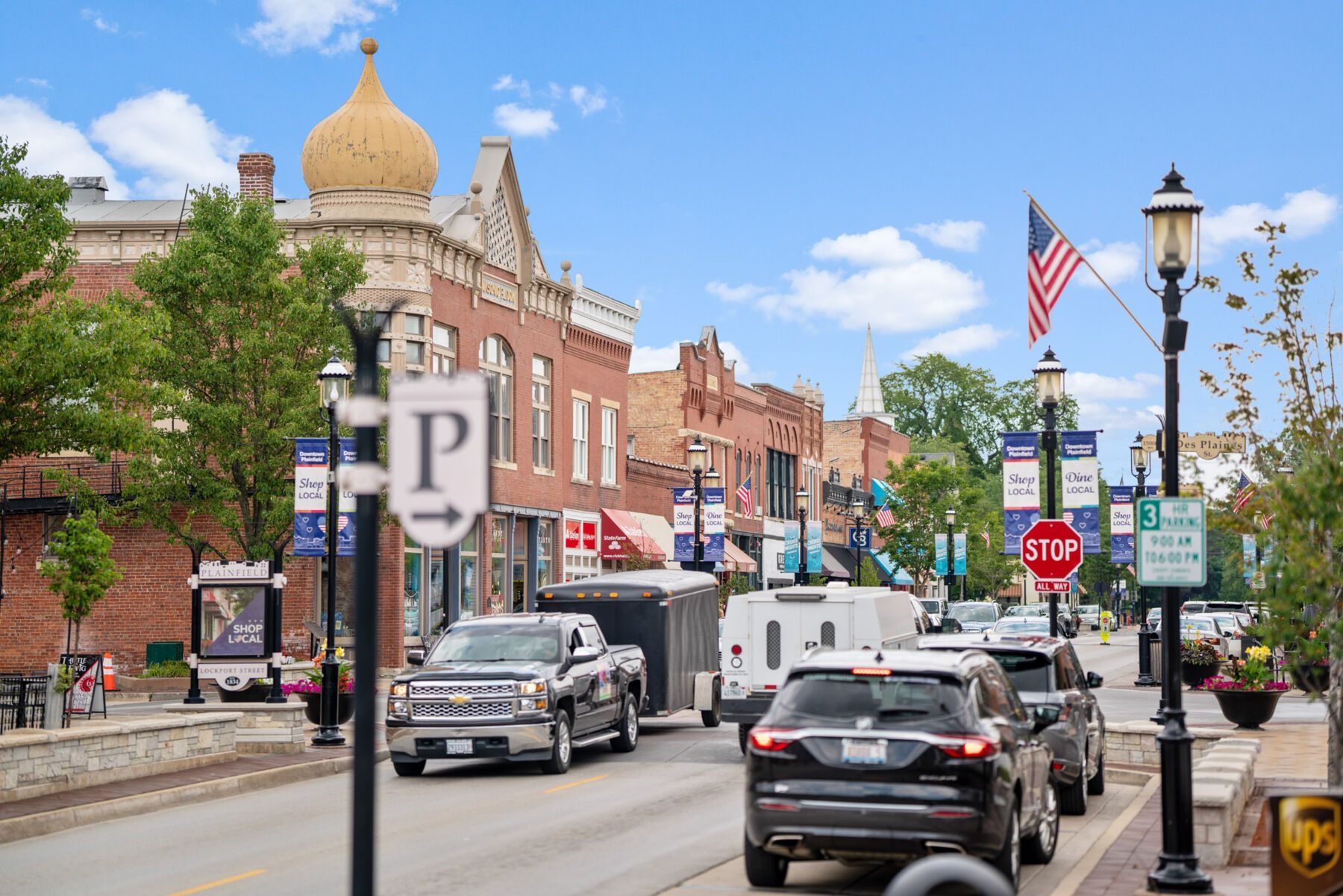 Downtown Plainfield Illinois
