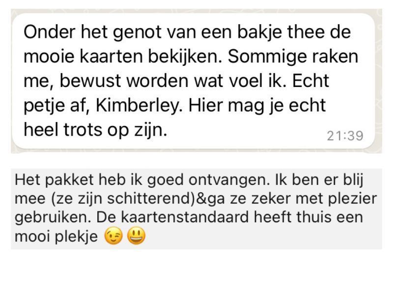 Bericht van een ouder over het kaartendeck