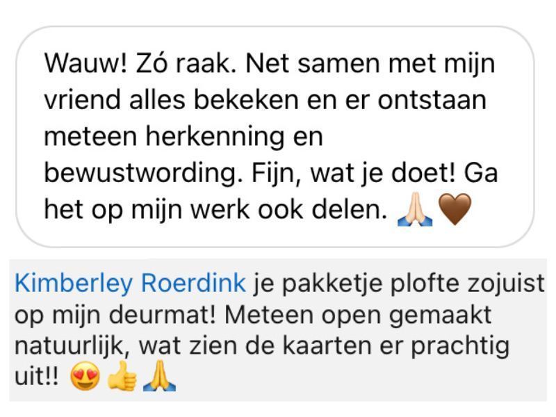 Bericht van een ouder over het kaartendeck