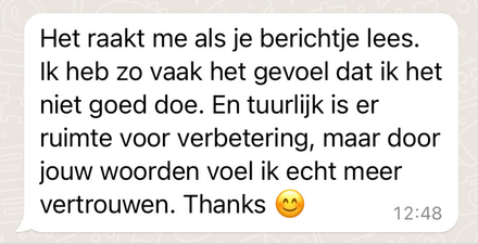 Bericht van een ouder