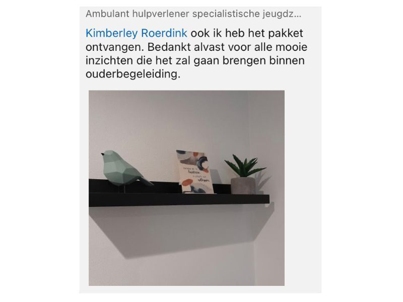 Bericht van een ouder over het kaartendeck