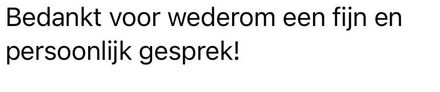 Bericht van een ouder