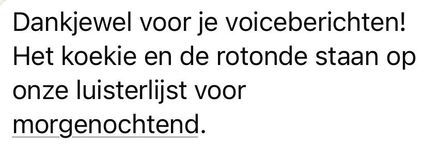 Bericht van een ouder