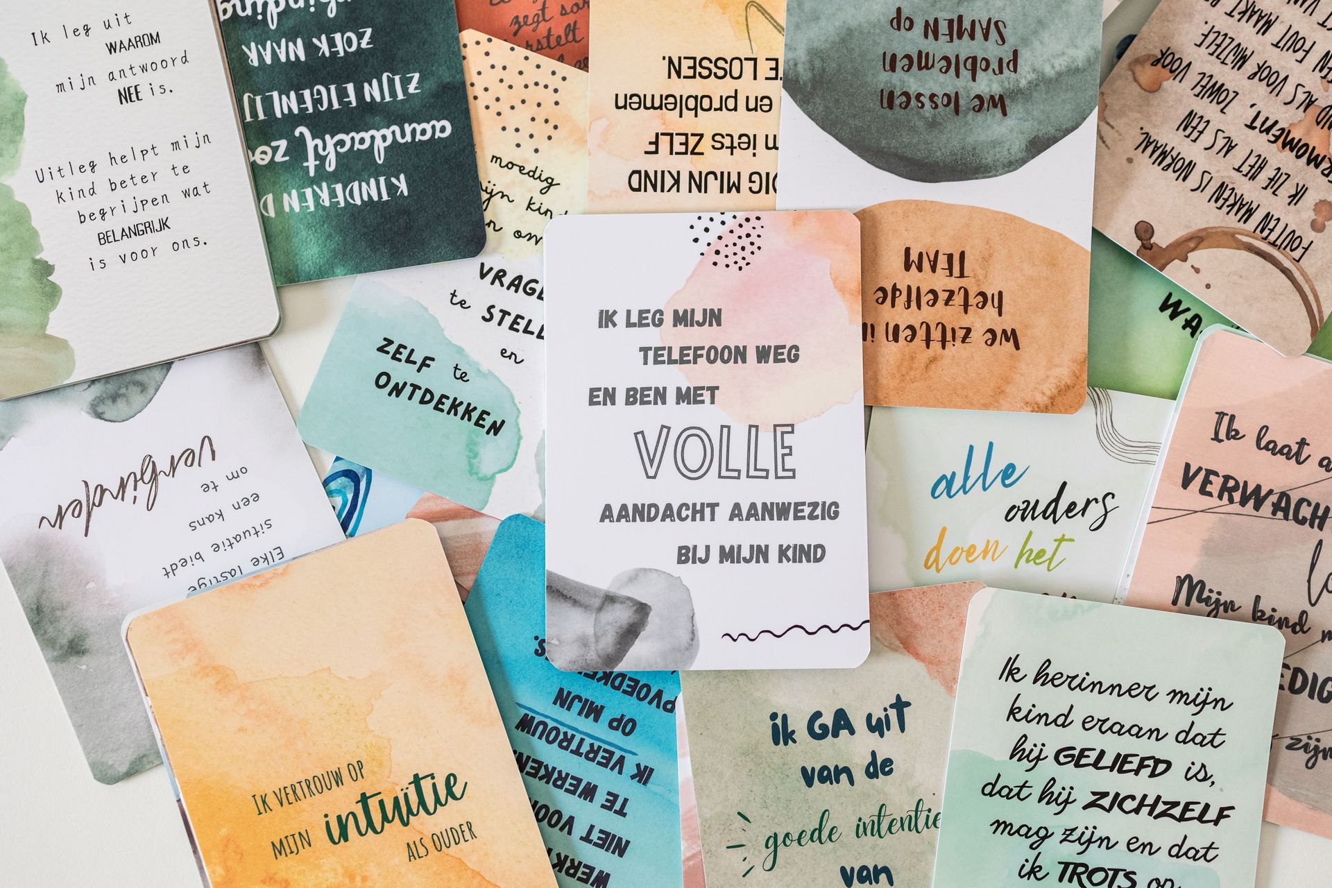 Kaartendeck Reminders voor Verbindend Ouderschap