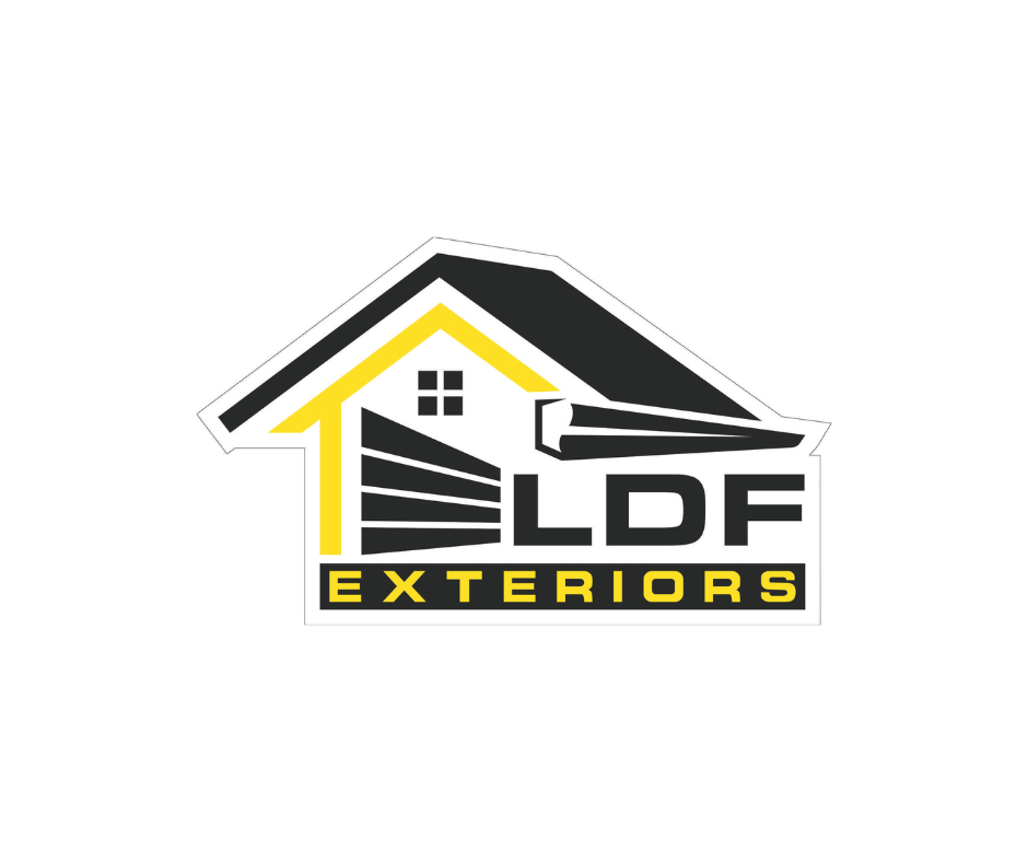 It is a logo for a company called ldf exteriors.