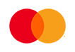 Red and orange overlapping circles on a white background