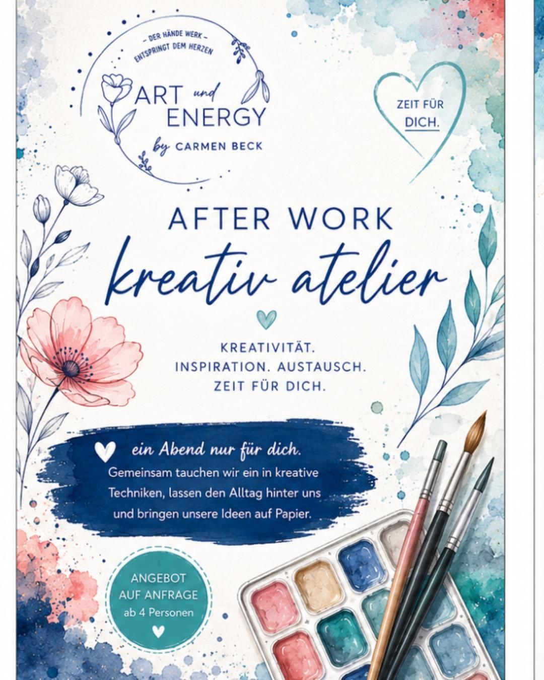 Kreativ Atelier. Ein Ort zum Sein, Ausprobieren und Durchatmen Carmen & Kunst in Haigerloch