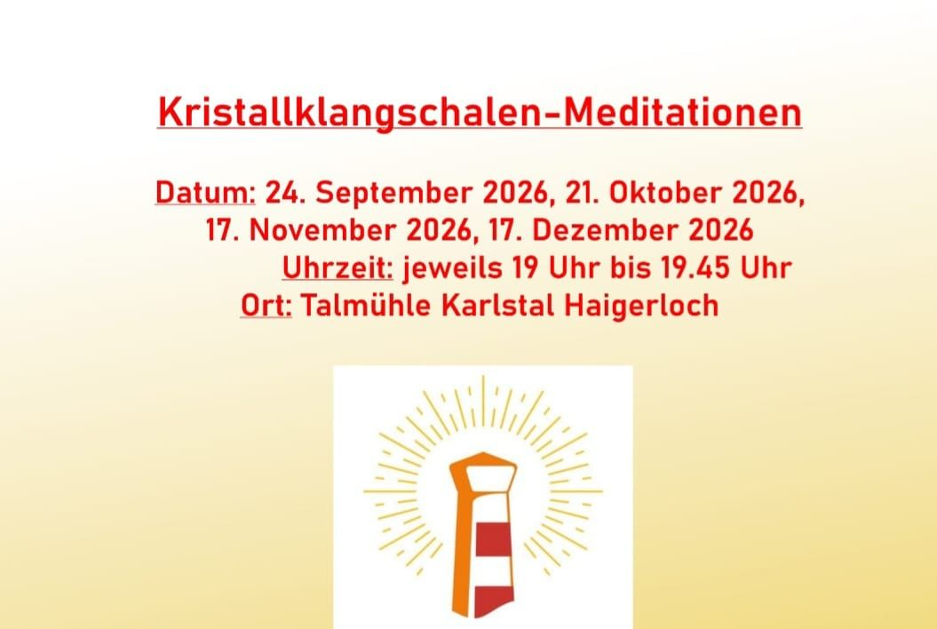 Monatliche KristallKlangschalen Abende mit Stefanie Treiber bei uns im Seminarraum