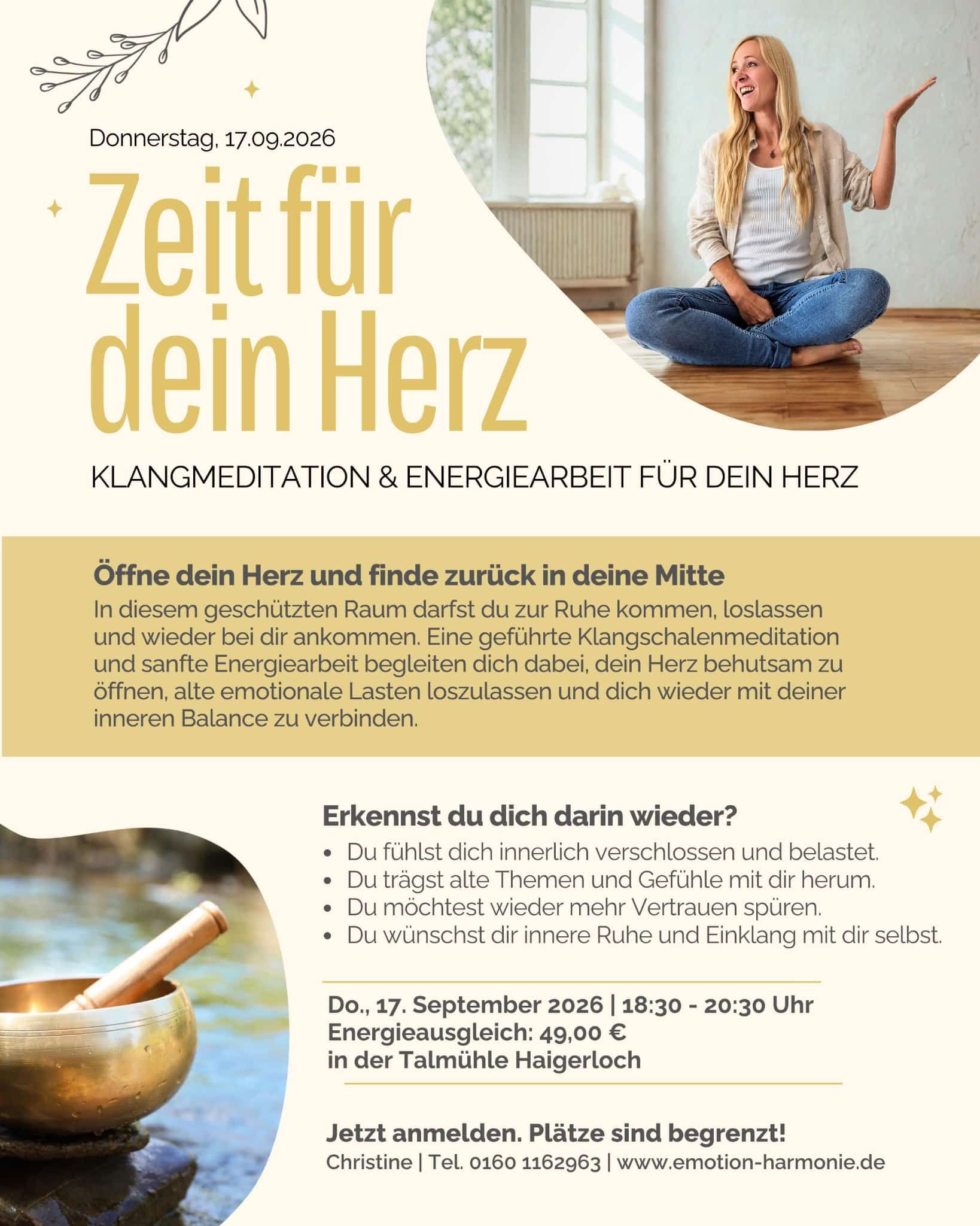 Yoga und Energie im Seminarraum Talmühle