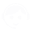 A white background with a circle in the middle of it.