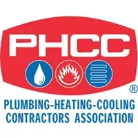 The phcc plumbing heating and cooling contractors association logo