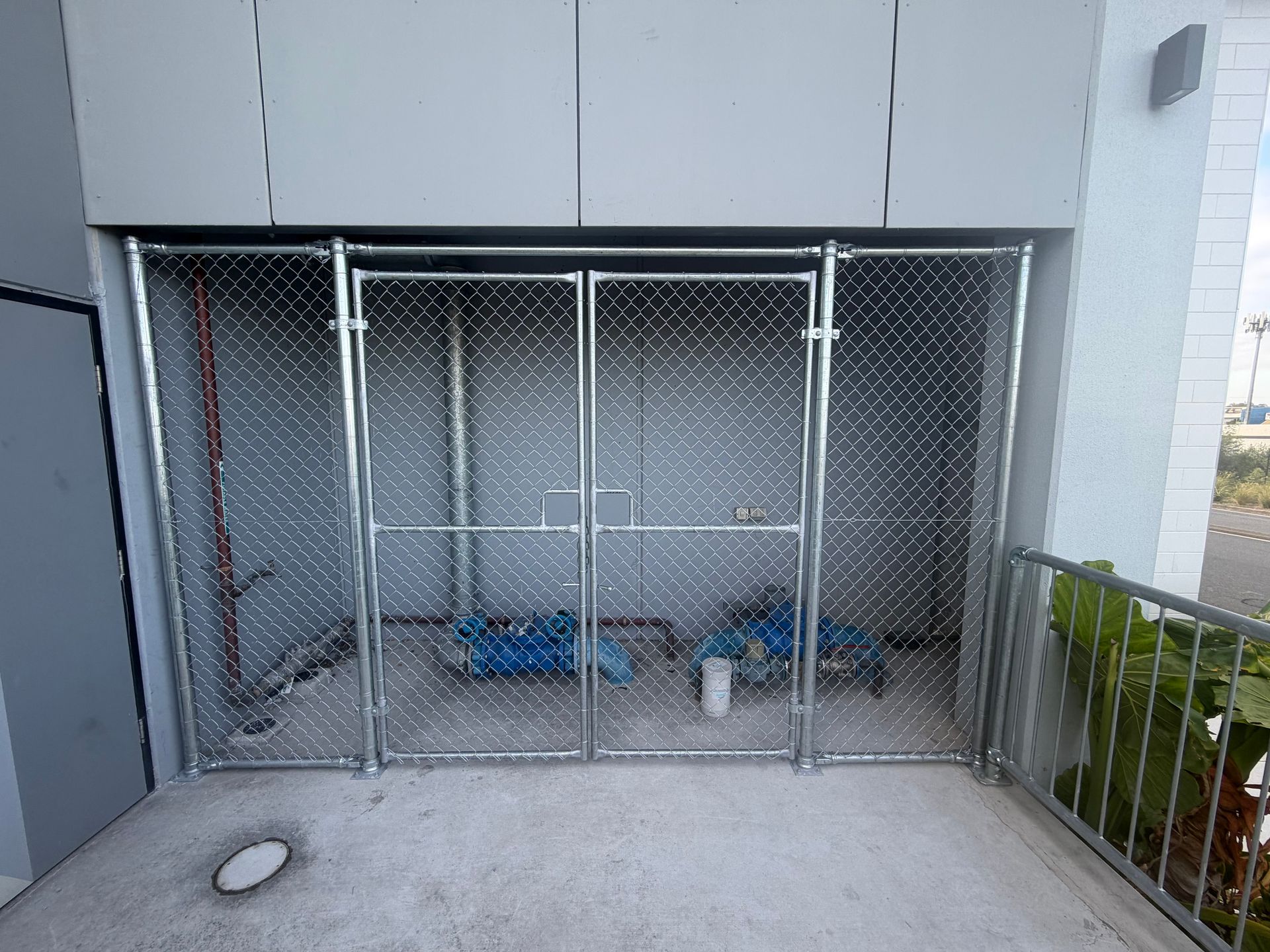 Chainwire gate installation project completed by Hills Fencing Brisbane