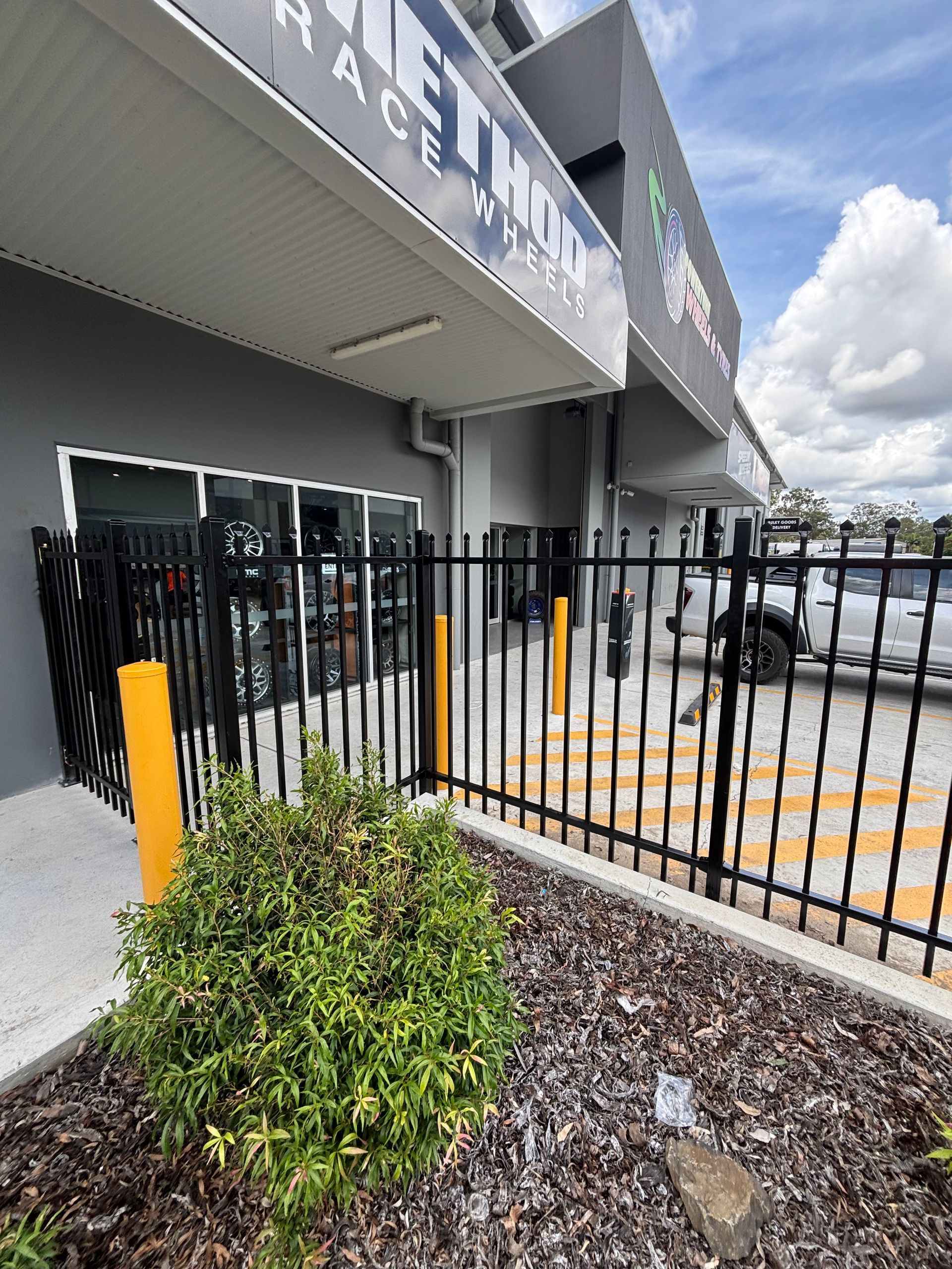 Spiked security fence installed by Hills Fencing Brisbane