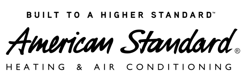 American Standard Heating & Air Conditioning logo with tagline 