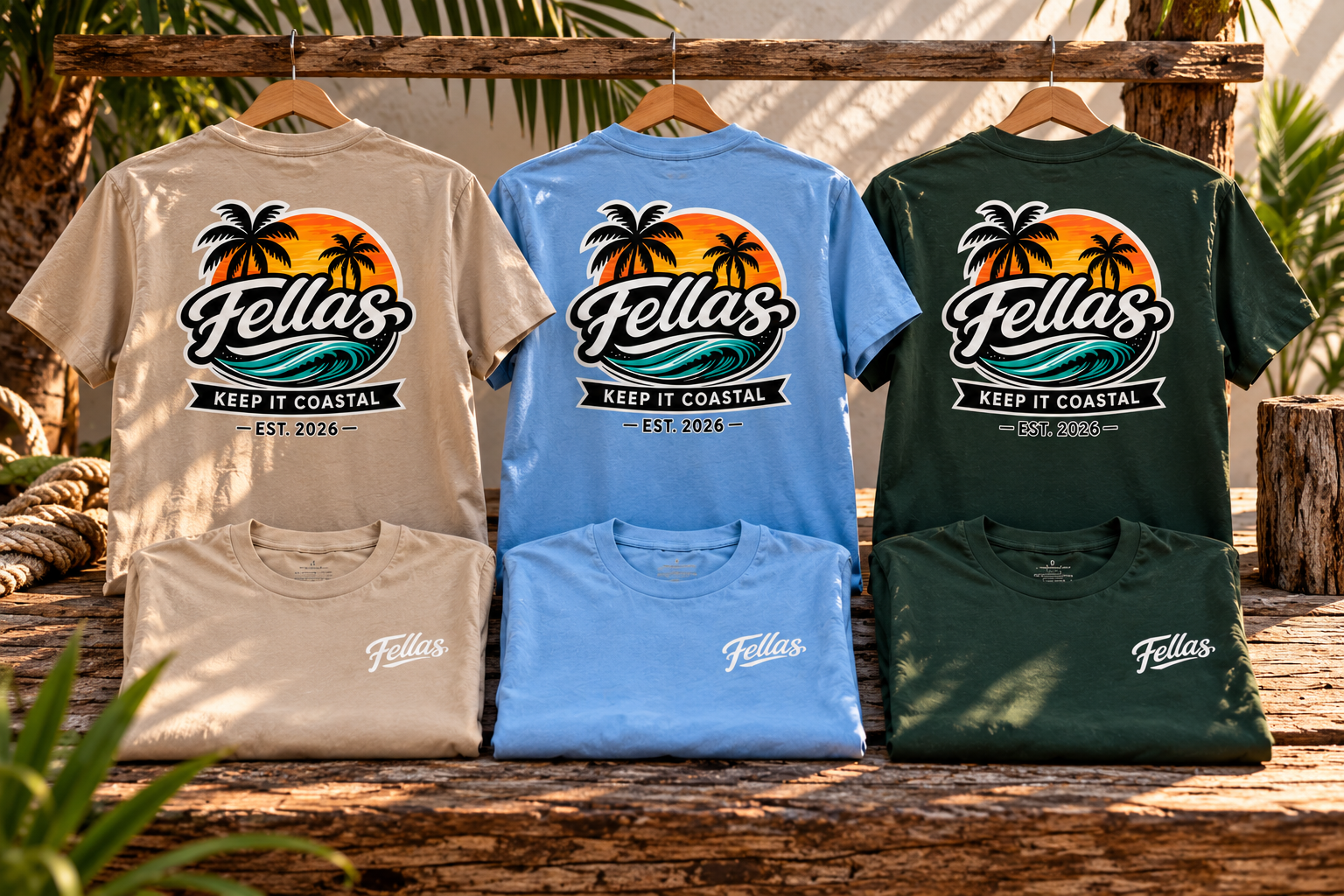 Fellas Coastal Tees