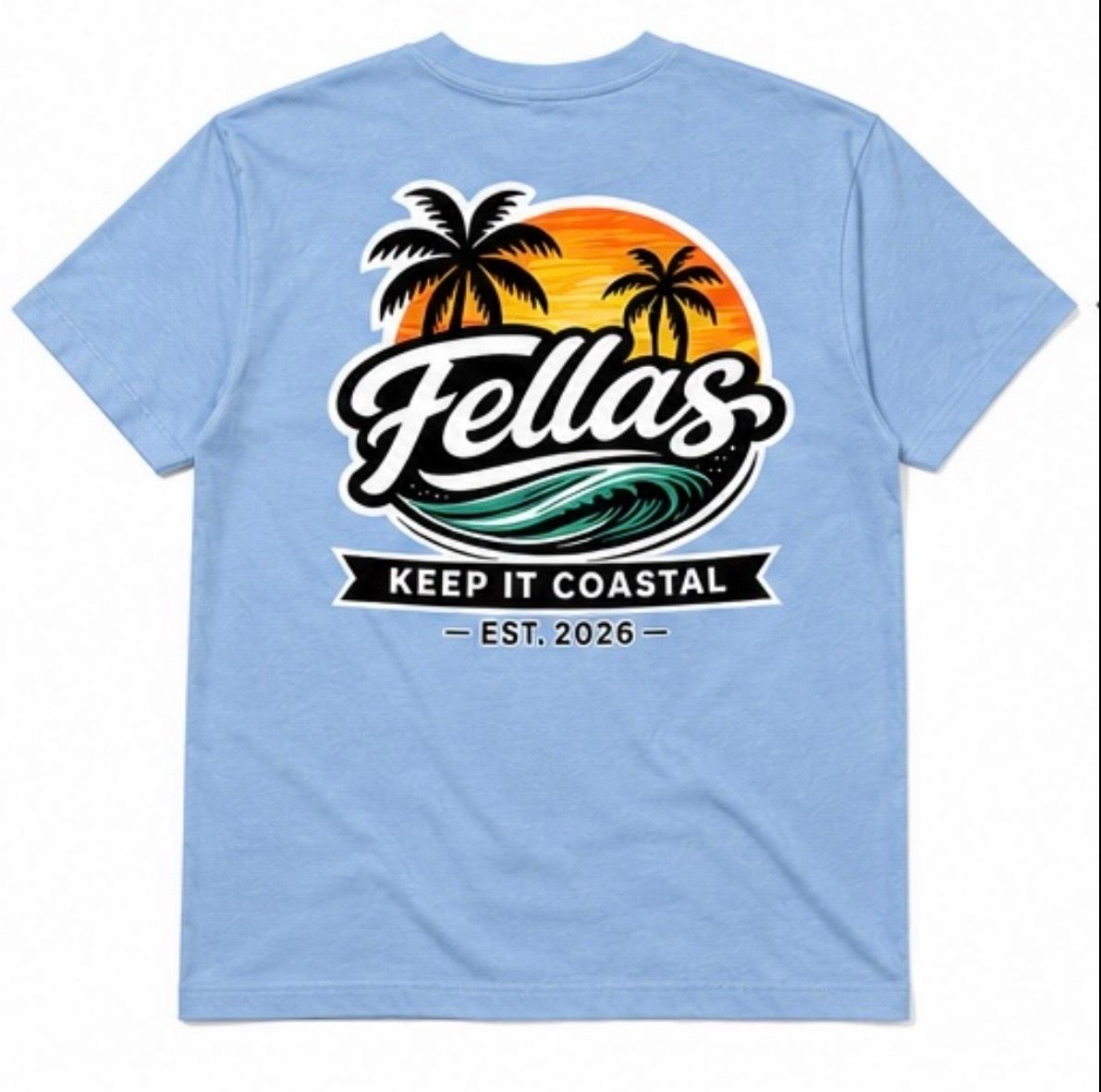 Fellas Coastal Tee (Light Blue)