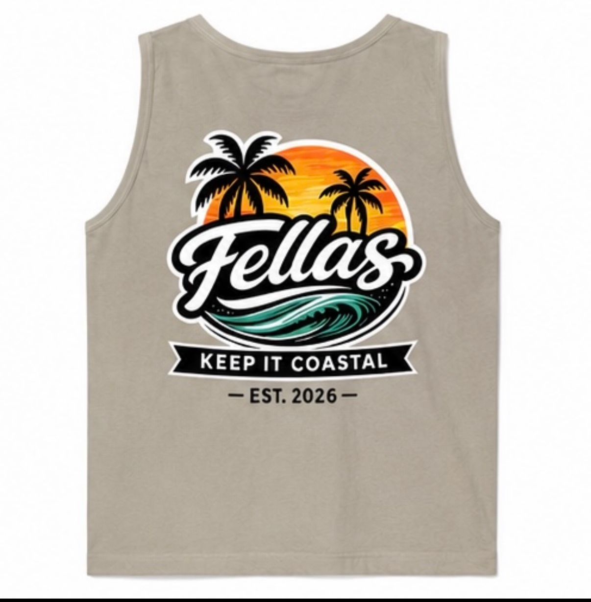 Fellas Coastal Tank (Sandstone)