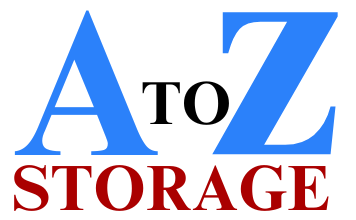 Logo for A to Z Storage with the words
