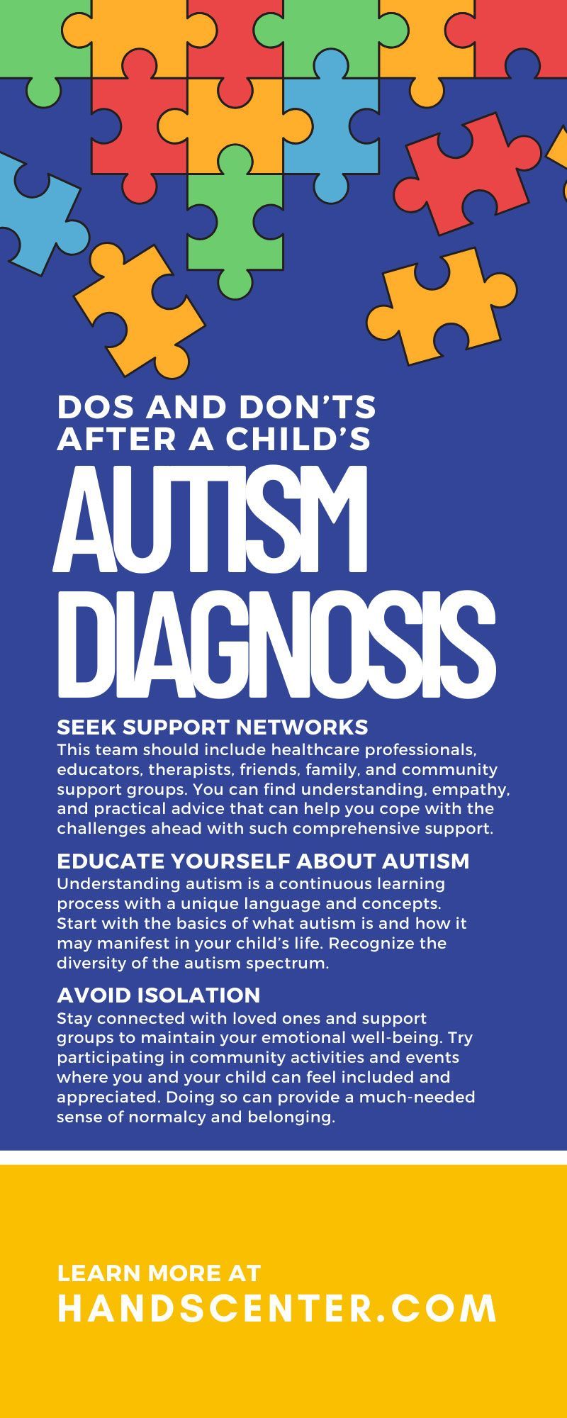 Dos and Don’ts After a Child’s Autism Diagnosis
