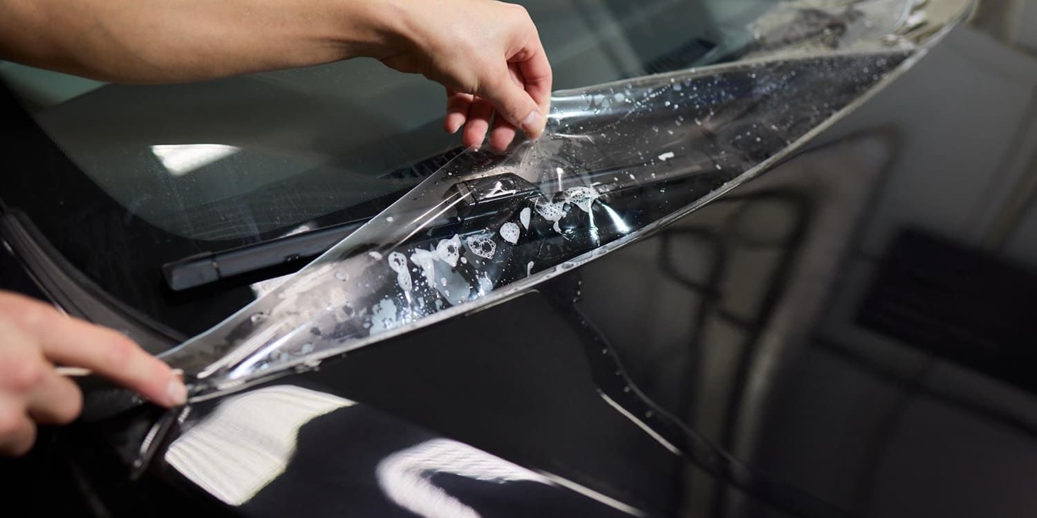 Professional car Clear Bra installation