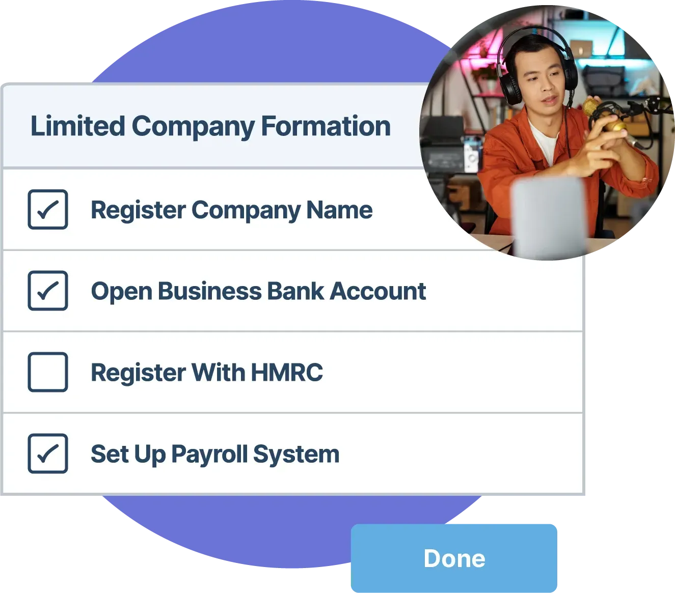 Company formation from Capture Accounting
